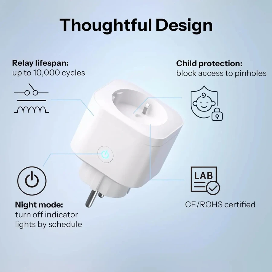 SONOFF S61sTPF iPlug Gen2 Smart Energy Monitoring Plug (Matter over WiFi) - Image 5