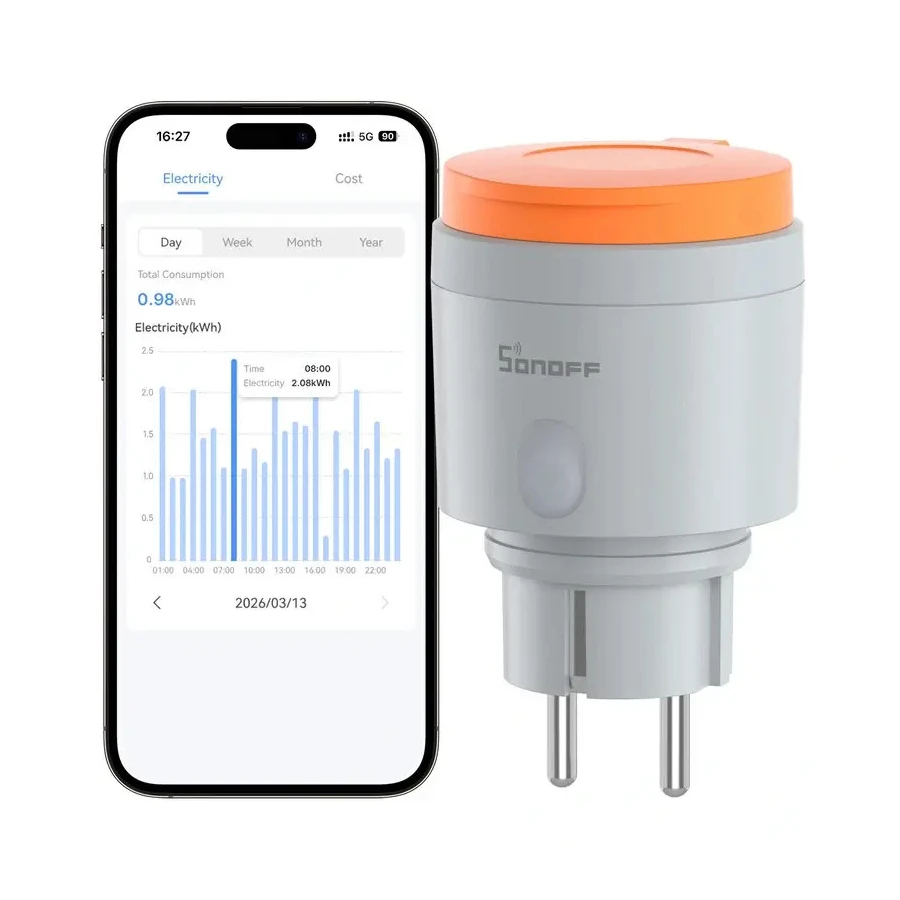 SONOFF S61STPF-PM-O Matter Over WiFi Smart Outdoor Plug (EU Standard, Type F) - Image 2