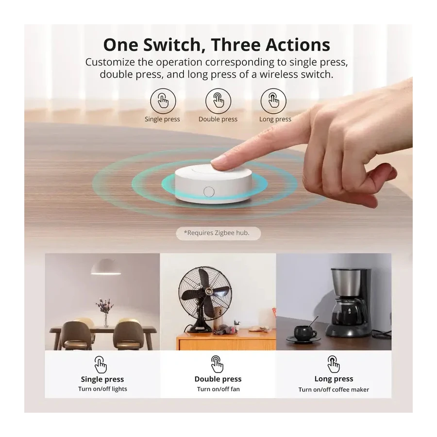 SONOFF SNZB-01P Zigbee Wireless Switch - Image 5