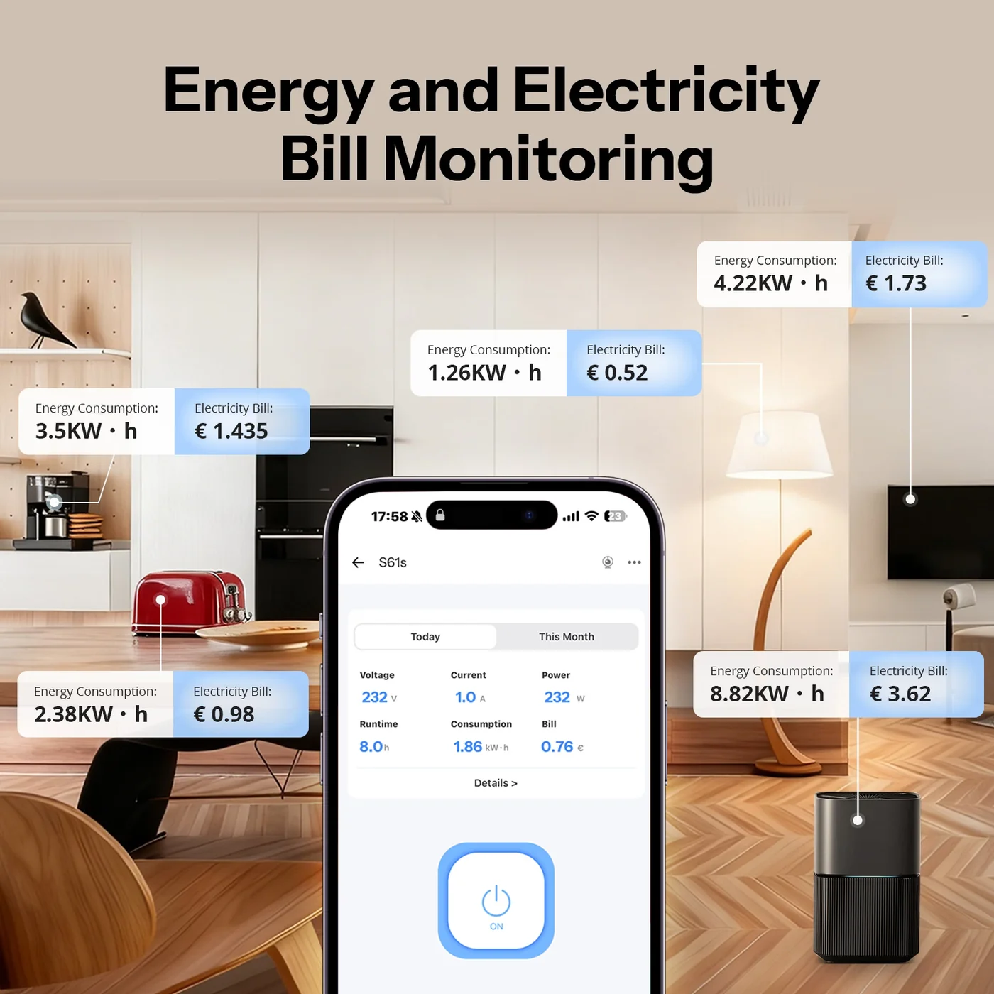 SONOFF S61sTPF iPlug Gen2 – Matter over WiFi паметен приклучок SONOFF S61sTPF iPlug Gen2 – Matter over WiFi паметен приклучок - Image 10