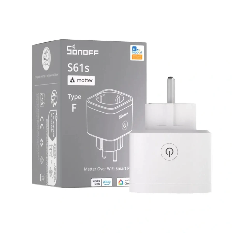 SONOFF S61sTPF iPlug Gen2 Smart Energy Monitoring Plug (Matter over WiFi)