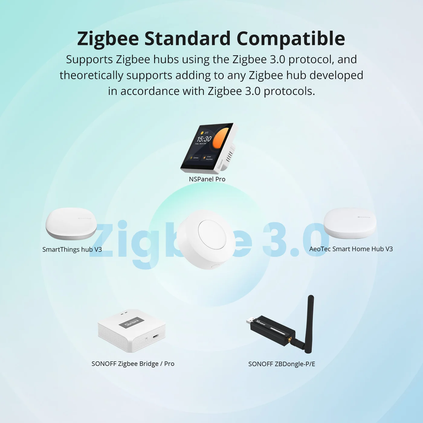 SONOFF SNZB-01P – Zigbee безжичен паметен прекинувач SONOFF SNZB-01P – Zigbee безжичен паметен прекинувач - Image 9