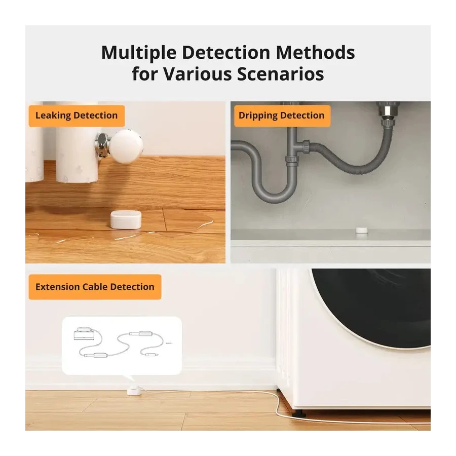 SONOFF SNZB-05P Zigbee Water Leak Sensor and Detection Cable WLDC200 SONOFF SNZB-05P Zigbee Water Leak Sensor and Detection Cable WLDC200 - Image 4