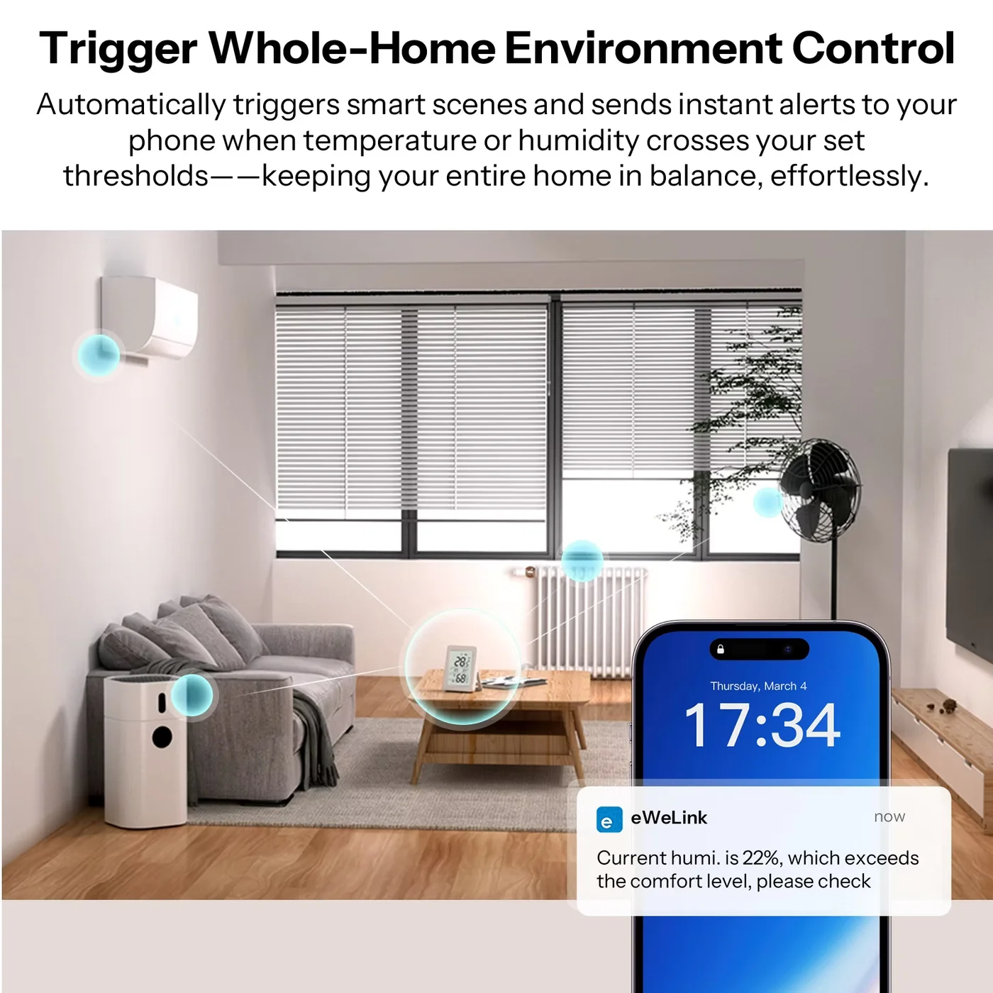 SONOFF SNZB-02DR2 AirGuard TH – Zigbee сензор за температура и влажност SONOFF SNZB-02DR2 AirGuard TH – Zigbee сензор за температура и влажност - Image 10
