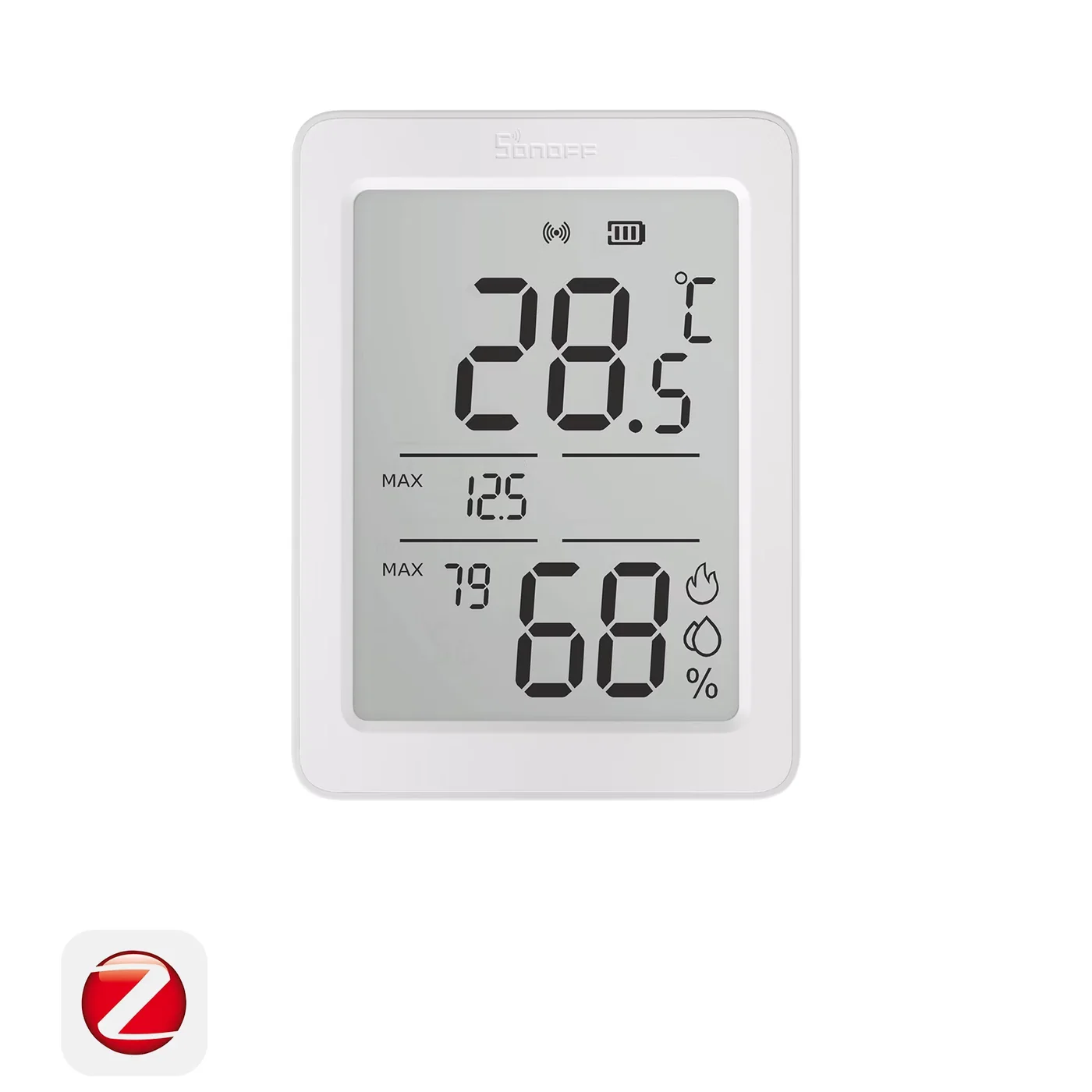 SONOFF SNZB-02DR2 AirGuard TH – Zigbee сензор за температура и влажност SONOFF SNZB-02DR2 AirGuard TH Zigbee сензор за температура и влажност