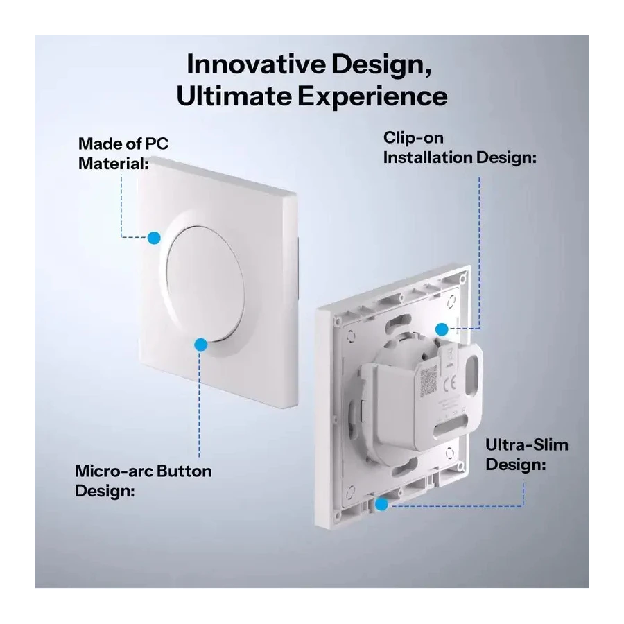 SONOFF E1GSL Wall Switch Enclosure for ZBMINIL2 SONOFF E1GSL Wall Switch Enclosure for ZBMINIL2 - Image 3