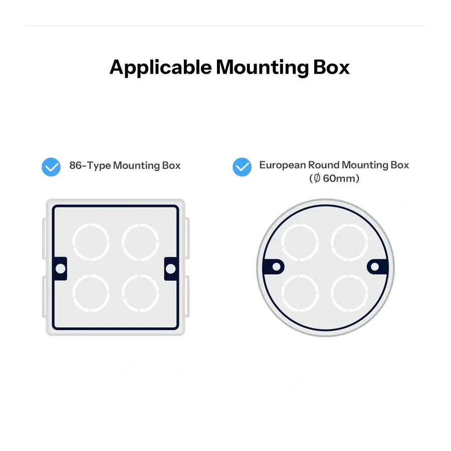 SONOFF E1GS Wall Switch Enclosure for ZBMINIR2, MINIR4M, MINIR4 SONOFF E1GS Wall Switch Enclosure for ZBMINIR2, MINIR4M, MINIR4 - Image 3
